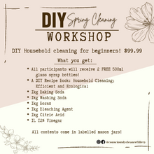 Load image into Gallery viewer, DIY Household Cleaners Workshop