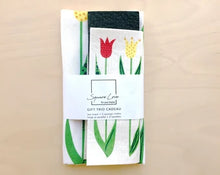 Load image into Gallery viewer, Gift duo by Square Love: Tea Towel +  Dishcloth