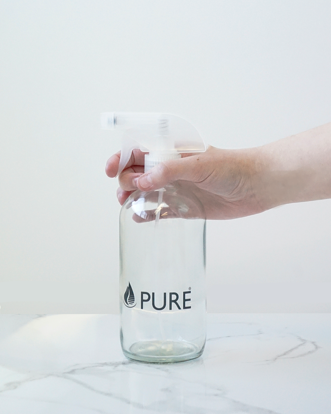 Purebio Glass Spray Bottle - 500 ml Empty