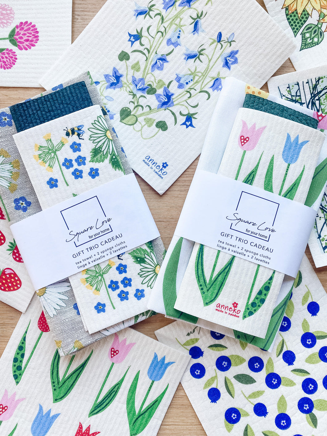 Swedish Dishcloths by Square Love